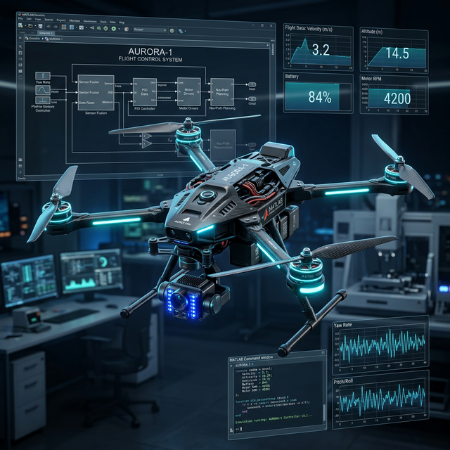 Tuning of Quadrotor Using MATLAB